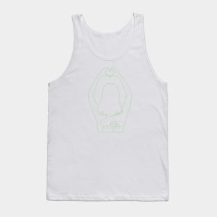 Swiftie Heart Hands - Green Tank Top